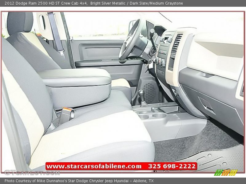 Bright Silver Metallic / Dark Slate/Medium Graystone 2012 Dodge Ram 2500 HD ST Crew Cab 4x4