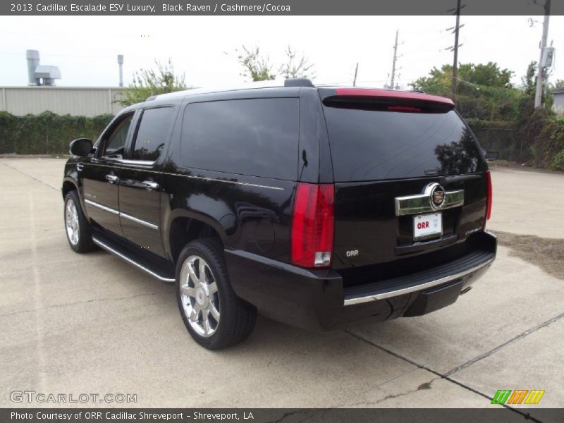 Black Raven / Cashmere/Cocoa 2013 Cadillac Escalade ESV Luxury