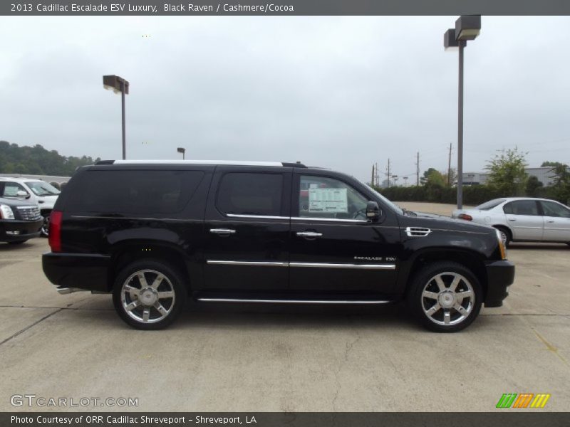 Black Raven / Cashmere/Cocoa 2013 Cadillac Escalade ESV Luxury