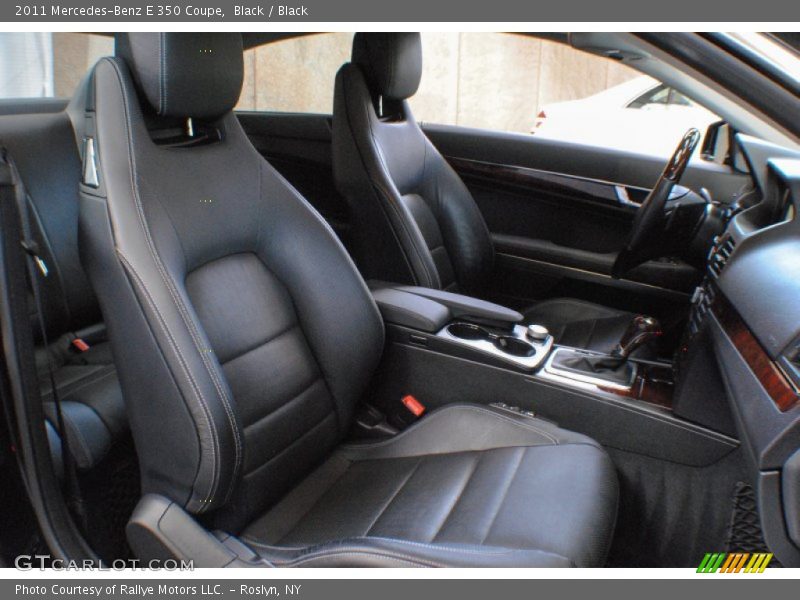  2011 E 350 Coupe Black Interior