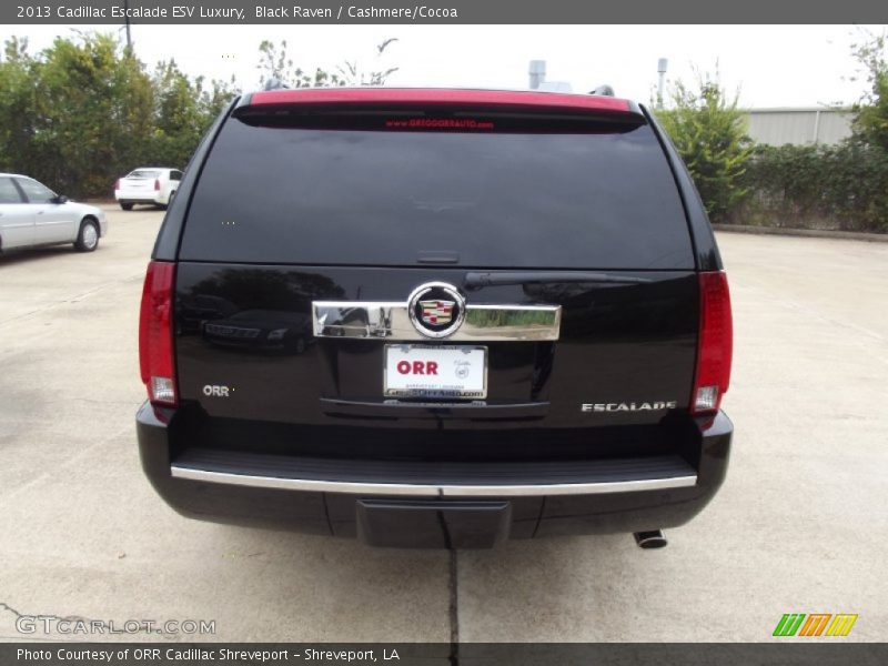 Black Raven / Cashmere/Cocoa 2013 Cadillac Escalade ESV Luxury