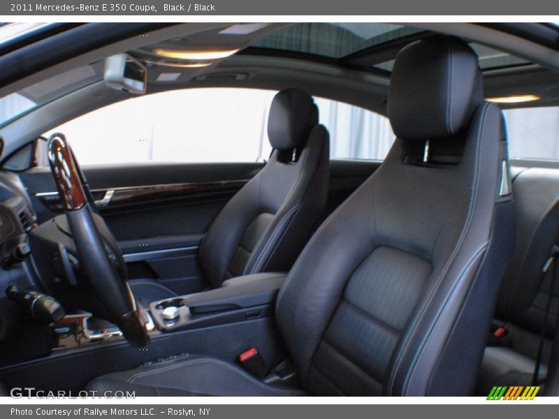 Black / Black 2011 Mercedes-Benz E 350 Coupe