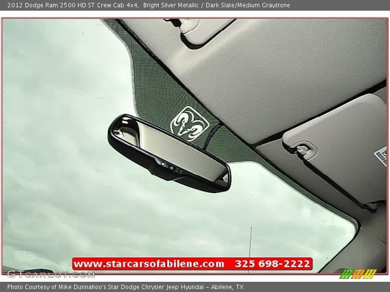 Bright Silver Metallic / Dark Slate/Medium Graystone 2012 Dodge Ram 2500 HD ST Crew Cab 4x4
