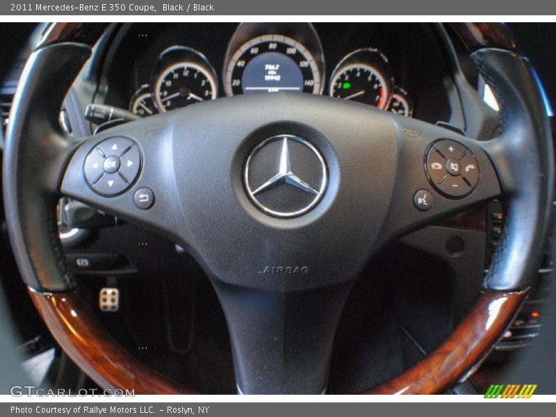 Black / Black 2011 Mercedes-Benz E 350 Coupe