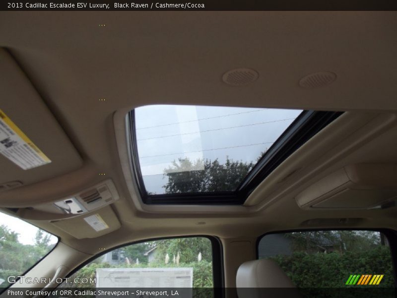 Black Raven / Cashmere/Cocoa 2013 Cadillac Escalade ESV Luxury