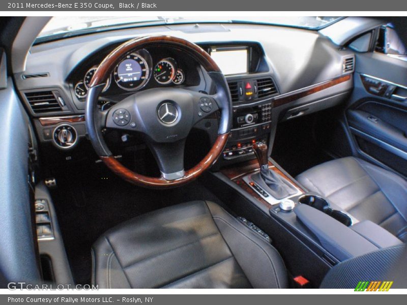  2011 E 350 Coupe Black Interior