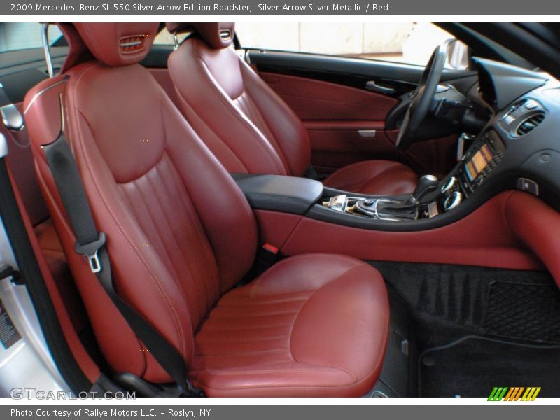 Silver Arrow Silver Metallic / Red 2009 Mercedes-Benz SL 550 Silver Arrow Edition Roadster