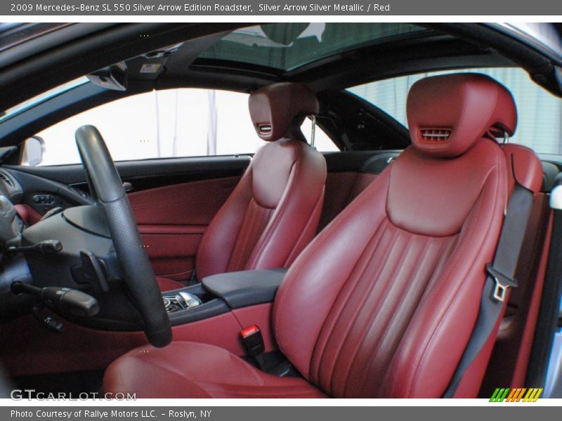 Silver Arrow Silver Metallic / Red 2009 Mercedes-Benz SL 550 Silver Arrow Edition Roadster