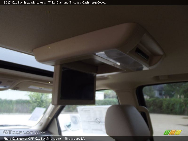 White Diamond Tricoat / Cashmere/Cocoa 2013 Cadillac Escalade Luxury