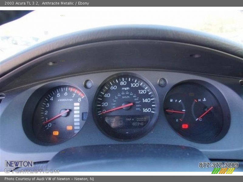 Anthracite Metallic / Ebony 2003 Acura TL 3.2