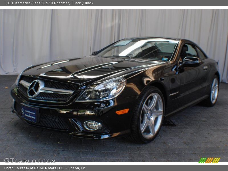 Black / Black 2011 Mercedes-Benz SL 550 Roadster