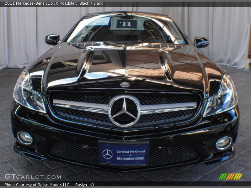 Black / Black 2011 Mercedes-Benz SL 550 Roadster