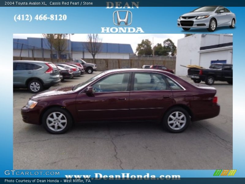 Cassis Red Pearl / Stone 2004 Toyota Avalon XL