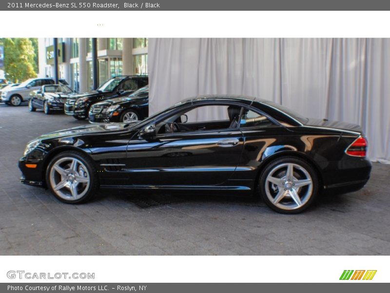 Black / Black 2011 Mercedes-Benz SL 550 Roadster