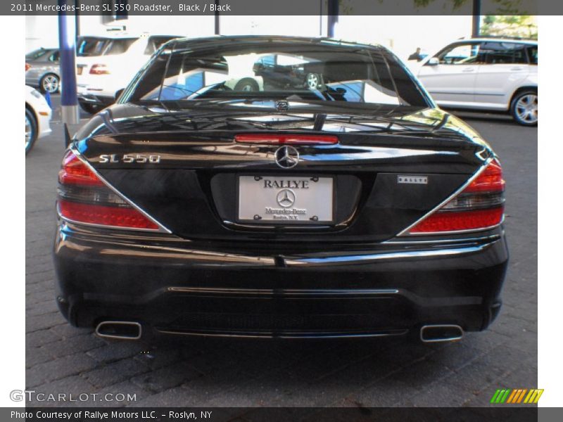 Black / Black 2011 Mercedes-Benz SL 550 Roadster