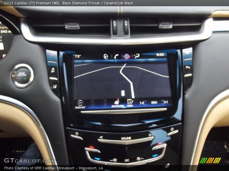 Black Diamond Tricoat / Caramel/Jet Black 2013 Cadillac XTS Premium FWD