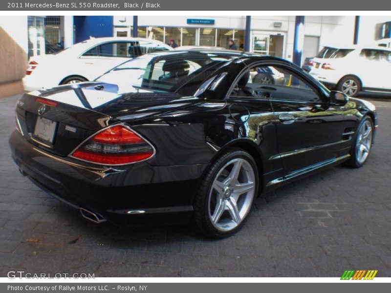 Black / Black 2011 Mercedes-Benz SL 550 Roadster