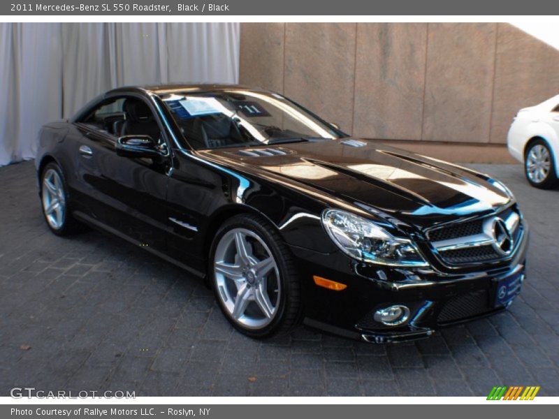 Black / Black 2011 Mercedes-Benz SL 550 Roadster