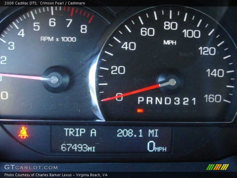 Crimson Pearl / Cashmere 2006 Cadillac DTS