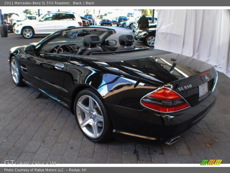 Black / Black 2011 Mercedes-Benz SL 550 Roadster