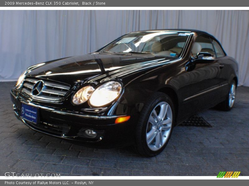 Black / Stone 2009 Mercedes-Benz CLK 350 Cabriolet