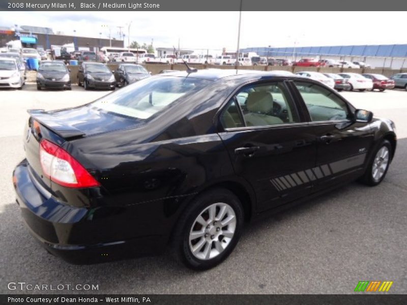 Black / Medium Light Stone 2008 Mercury Milan I4
