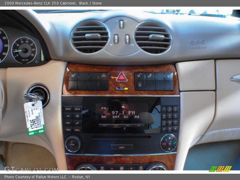 Black / Stone 2009 Mercedes-Benz CLK 350 Cabriolet