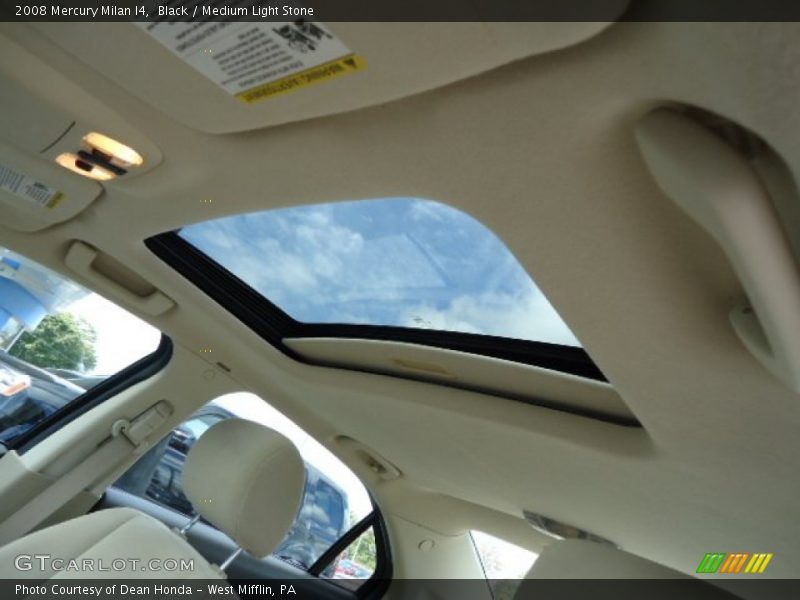 Black / Medium Light Stone 2008 Mercury Milan I4