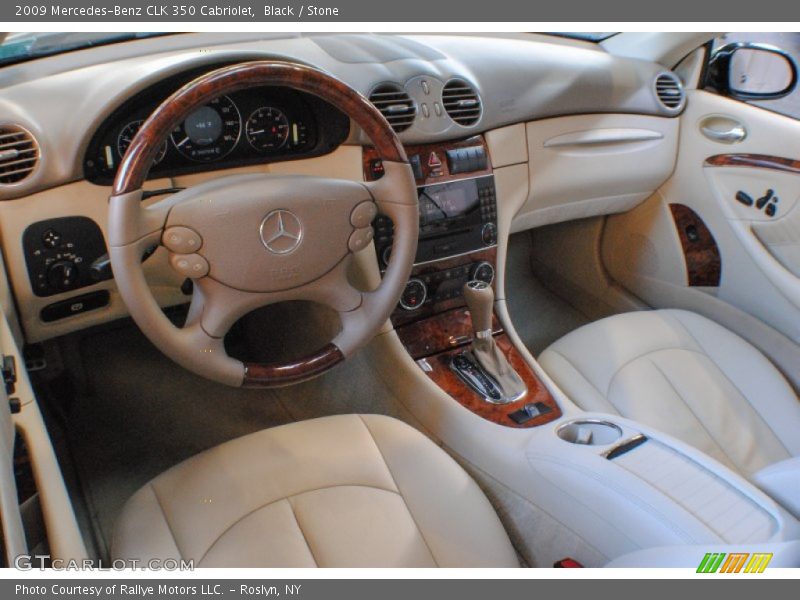 Black / Stone 2009 Mercedes-Benz CLK 350 Cabriolet