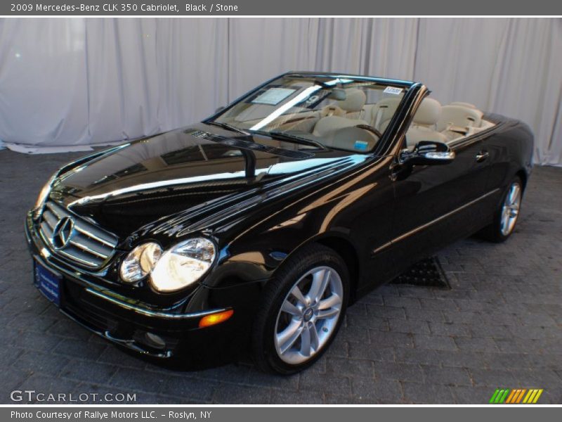 Black / Stone 2009 Mercedes-Benz CLK 350 Cabriolet