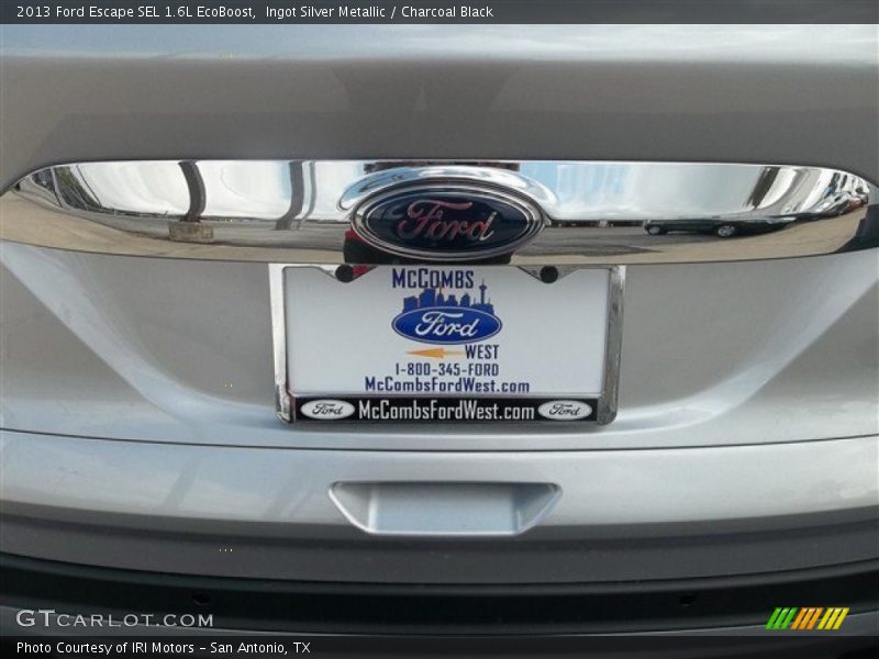 Ingot Silver Metallic / Charcoal Black 2013 Ford Escape SEL 1.6L EcoBoost