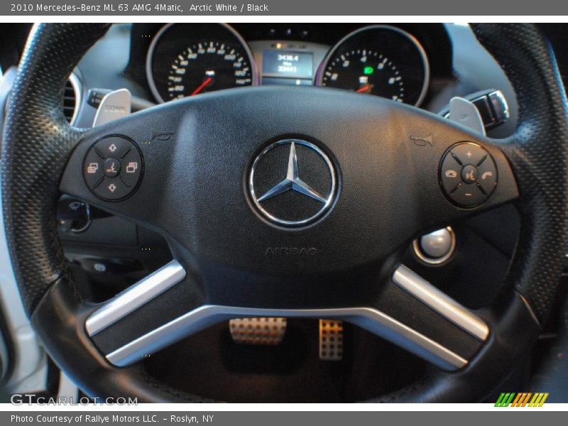 Arctic White / Black 2010 Mercedes-Benz ML 63 AMG 4Matic