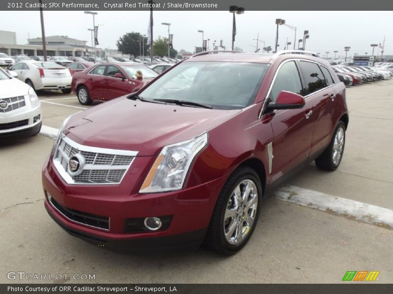 Crystal Red Tintcoat / Shale/Brownstone 2012 Cadillac SRX Performance