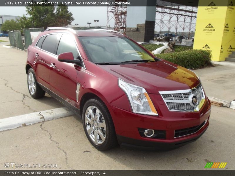 Crystal Red Tintcoat / Shale/Brownstone 2012 Cadillac SRX Performance