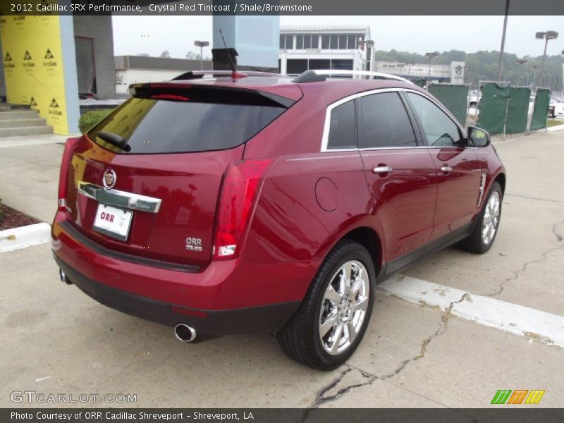 Crystal Red Tintcoat / Shale/Brownstone 2012 Cadillac SRX Performance