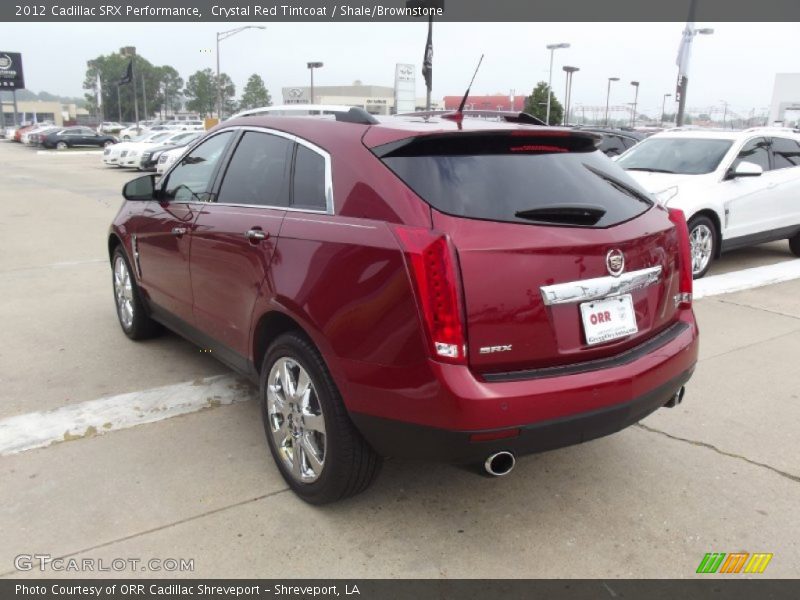 Crystal Red Tintcoat / Shale/Brownstone 2012 Cadillac SRX Performance