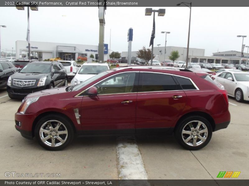 Crystal Red Tintcoat / Shale/Brownstone 2012 Cadillac SRX Performance