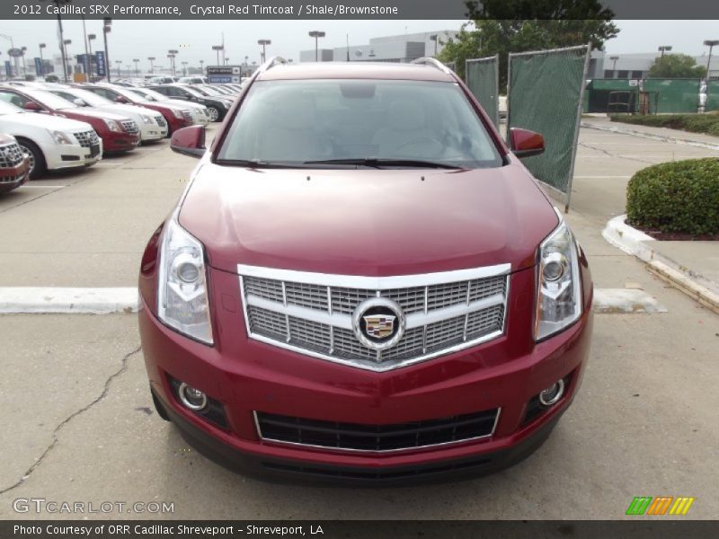 Crystal Red Tintcoat / Shale/Brownstone 2012 Cadillac SRX Performance