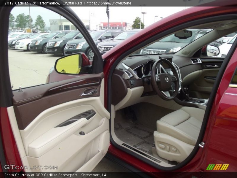 Crystal Red Tintcoat / Shale/Brownstone 2012 Cadillac SRX Performance