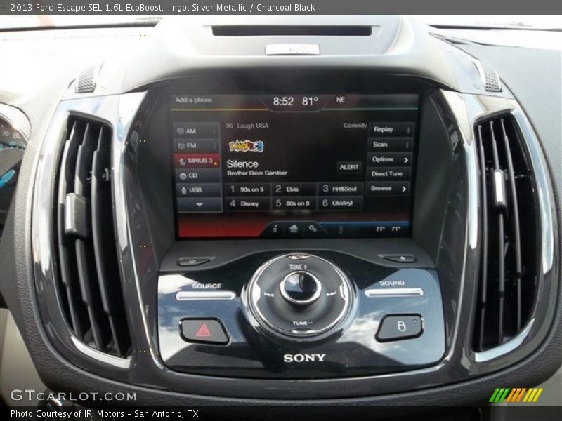 Ingot Silver Metallic / Charcoal Black 2013 Ford Escape SEL 1.6L EcoBoost