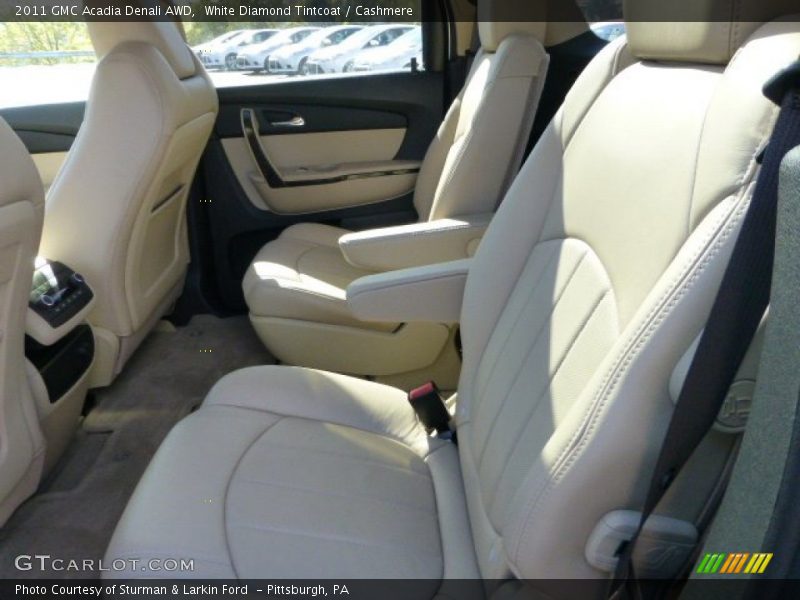 White Diamond Tintcoat / Cashmere 2011 GMC Acadia Denali AWD