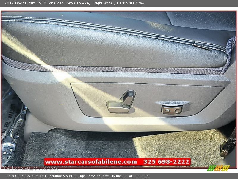 Bright White / Dark Slate Gray 2012 Dodge Ram 1500 Lone Star Crew Cab 4x4