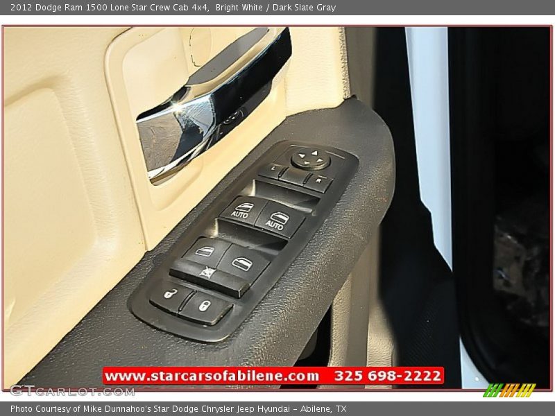 Bright White / Dark Slate Gray 2012 Dodge Ram 1500 Lone Star Crew Cab 4x4