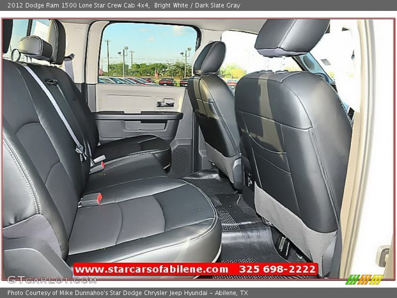 Bright White / Dark Slate Gray 2012 Dodge Ram 1500 Lone Star Crew Cab 4x4