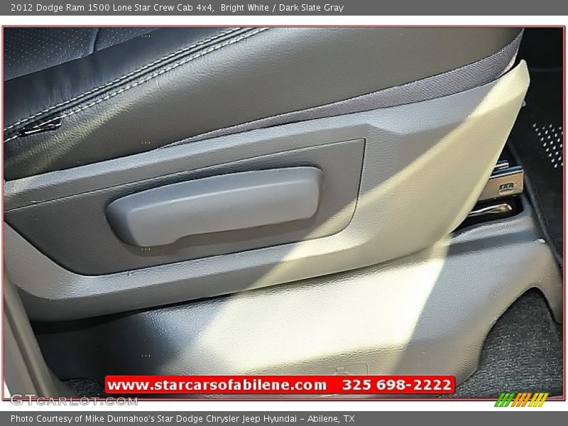 Bright White / Dark Slate Gray 2012 Dodge Ram 1500 Lone Star Crew Cab 4x4