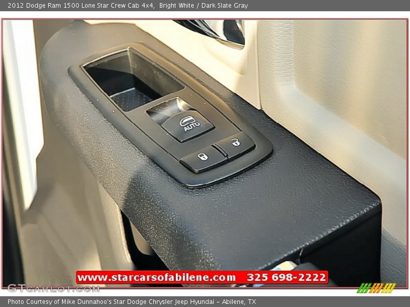 Bright White / Dark Slate Gray 2012 Dodge Ram 1500 Lone Star Crew Cab 4x4