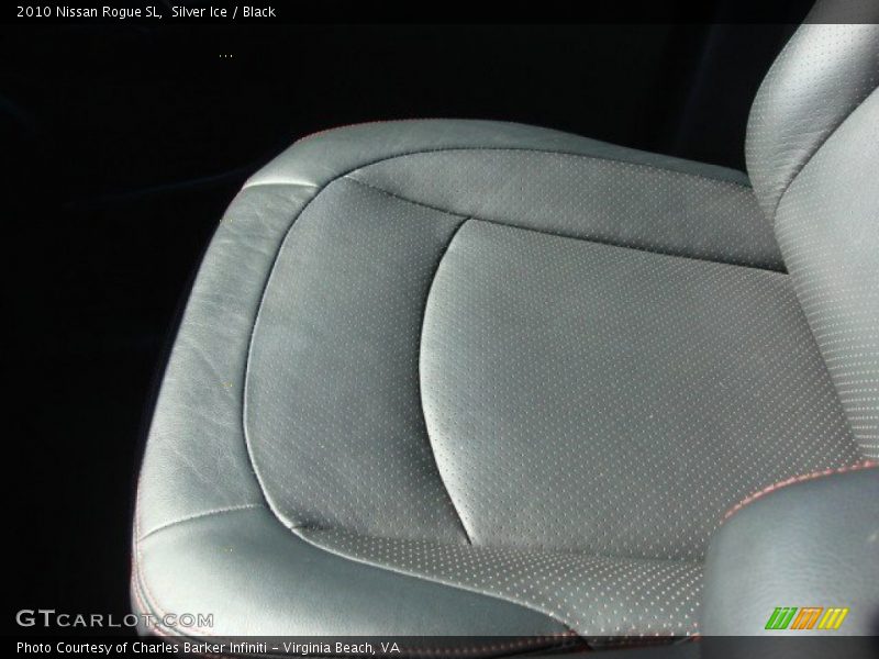 Silver Ice / Black 2010 Nissan Rogue SL