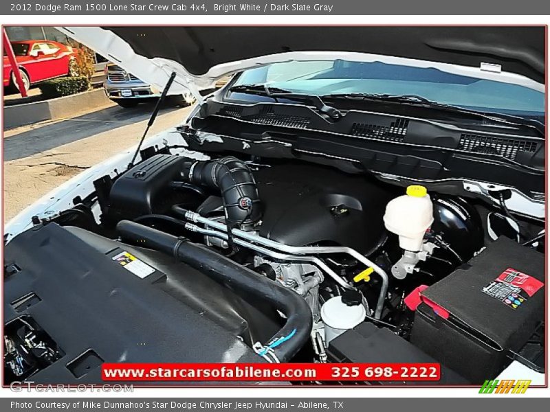 Bright White / Dark Slate Gray 2012 Dodge Ram 1500 Lone Star Crew Cab 4x4