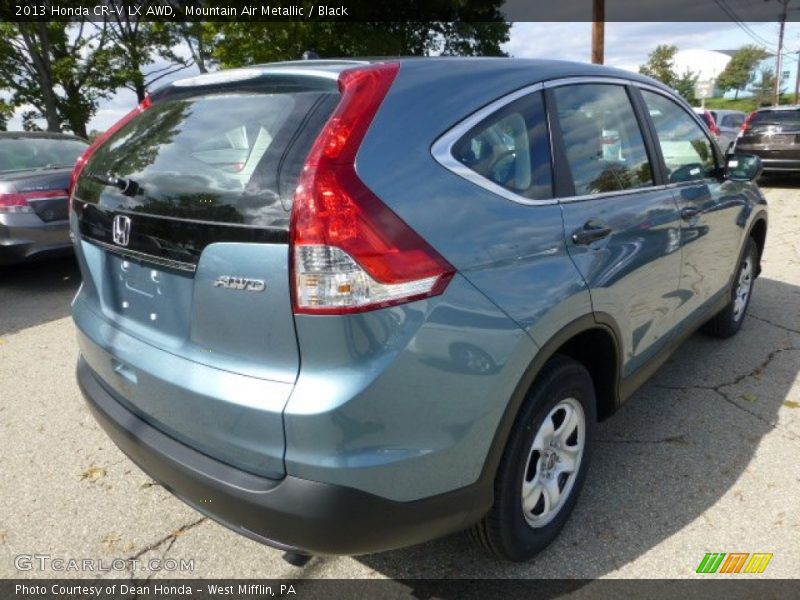 Mountain Air Metallic / Black 2013 Honda CR-V LX AWD