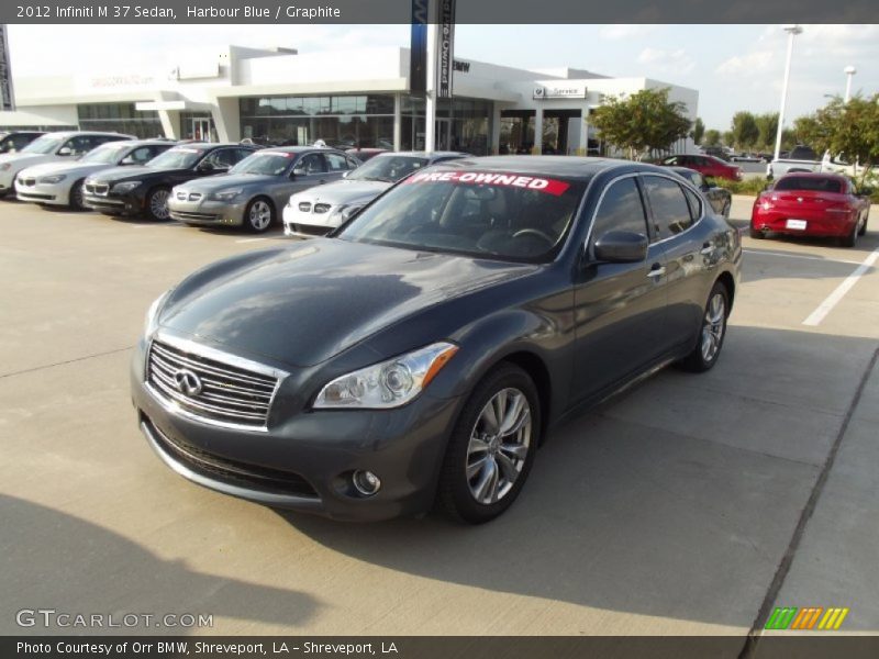 Harbour Blue / Graphite 2012 Infiniti M 37 Sedan